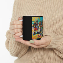 Load image into Gallery viewer, Band on the Beach Black Mug 11oz