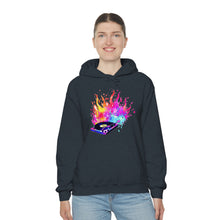 Charger l'image dans la galerie, Turntable on Fire Unisex Heavy Blend™ Hooded Sweatshirt