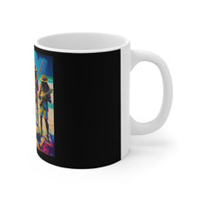 Load image into Gallery viewer, Band on the Beach Black Mug 11oz