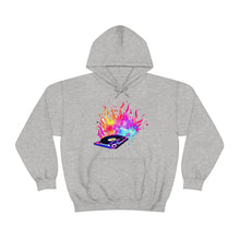 Charger l'image dans la galerie, Turntable on Fire Unisex Heavy Blend™ Hooded Sweatshirt