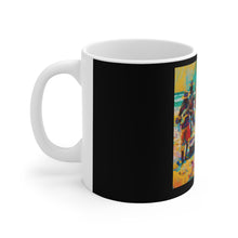 Load image into Gallery viewer, Band on the Beach Black Mug 11oz