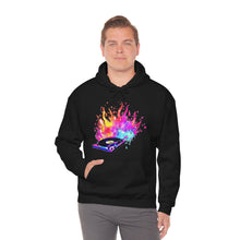 Charger l'image dans la galerie, Turntable on Fire Unisex Heavy Blend™ Hooded Sweatshirt