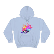 Charger l'image dans la galerie, Turntable on Fire Unisex Heavy Blend™ Hooded Sweatshirt