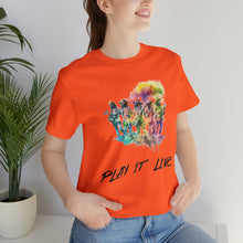Charger l'image dans la galerie, Play It Live Unisex Jersey Short Sleeve Tee