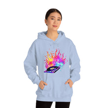 Charger l'image dans la galerie, Turntable on Fire Unisex Heavy Blend™ Hooded Sweatshirt