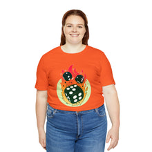 Charger l'image dans la galerie, Flaming Dice Unisex Jersey Short Sleeve Tee