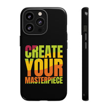 Charger l'image dans la galerie, Tough Cases - Create Your Masterpiece - Black - iPhone / Pixel / Galaxy