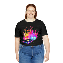 Charger l'image dans la galerie, Turntable on Fire Unisex Jersey Short Sleeve Tee