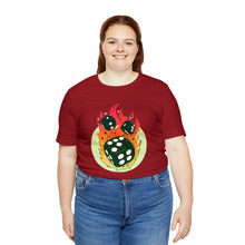 Charger l'image dans la galerie, Flaming Dice Unisex Jersey Short Sleeve Tee
