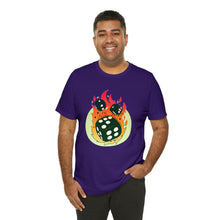 Charger l'image dans la galerie, Flaming Dice Unisex Jersey Short Sleeve Tee