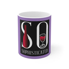 画像をギャラリービューアに読み込む, So Sophisticated Ceramic Purple Mug 11oz