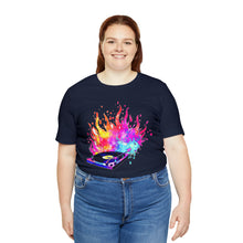 Charger l'image dans la galerie, Turntable on Fire Unisex Jersey Short Sleeve Tee
