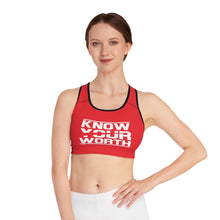 Charger l'image dans la galerie, Know Your Worth Sports Bra - Red