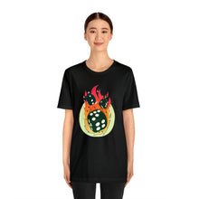 Charger l'image dans la galerie, Flaming Dice Unisex Jersey Short Sleeve Tee