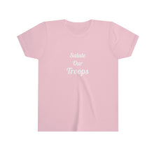 Charger l'image dans la galerie, Salute Our Troops Youth Short Sleeve Tee