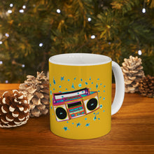 画像をギャラリービューアに読み込む, Boom Box Yellow Mug 11oz