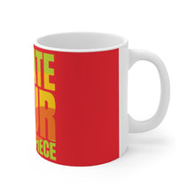 Charger l'image dans la galerie, Create Your Masterpiece Ceramic Red Mug 11oz
