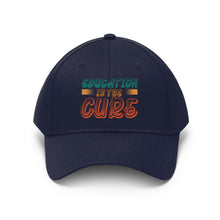 Lade das Bild in den Galerie-Viewer, Education is the Cure (version 2) Twill Hat
