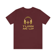 Charger l'image dans la galerie, Turn Me Up - Gold (version 2) Unisex Jersey Short Sleeve Tee