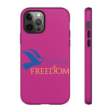 Load image into Gallery viewer, Ukraine Peace & Freedom - Berry - iPhone / Pixel / Galaxy