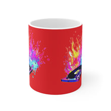 画像をギャラリービューアに読み込む, Turntable Red Mug 11oz