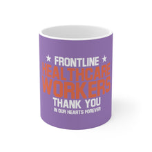 Charger l'image dans la galerie, Frontline Healthcare Workers version 2 Purple Ceramic Mug 11oz