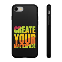 Charger l'image dans la galerie, Tough Cases - Create Your Masterpiece - Black - iPhone / Pixel / Galaxy