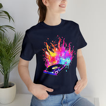 Charger l'image dans la galerie, Turntable on Fire Unisex Jersey Short Sleeve Tee