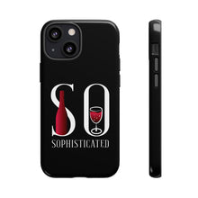 Charger l'image dans la galerie, Tough Cases - So Sophisticated - Black - iPhone / Pixel / Galaxy