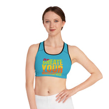 Charger l'image dans la galerie, Create Your Masterpiece Sports Bra - Aqua