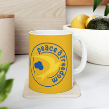 Charger l'image dans la galerie, Peace & Freedom Yellow Mug 11oz