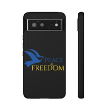 Load image into Gallery viewer, Ukraine Peace & Freedom - Black - iPhone / Pixel / Galaxy