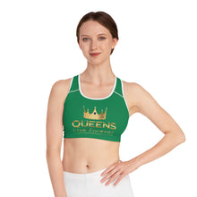 Charger l'image dans la galerie, Queens Live Forever Sports Bra - Green