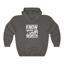Charger l'image dans la galerie, Know Your Worth (version 2) Unisex Heavy Blend™ Hooded Sweatshirt