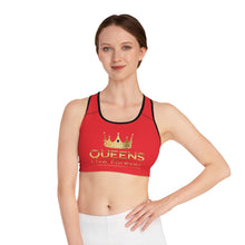 Lade das Bild in den Galerie-Viewer, Queens Live Forever Sports Bra - Red