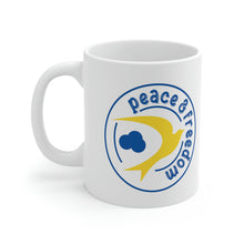 画像をギャラリービューアに読み込む, Peace & Freedom White Mug 11oz