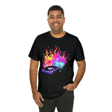 Charger l'image dans la galerie, Turntable on Fire Unisex Jersey Short Sleeve Tee