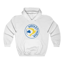 Charger l'image dans la galerie, Ukraine Peace & Freedom version 2 Unisex Heavy Blend™ Hooded Sweatshirt