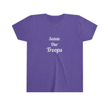 Charger l'image dans la galerie, Salute Our Troops Youth Short Sleeve Tee