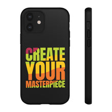 Charger l'image dans la galerie, Tough Cases - Create Your Masterpiece - Black - iPhone / Pixel / Galaxy
