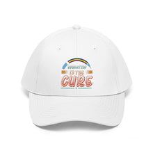 Load image into Gallery viewer, Education is the Cure (kids version 4) Twill Hat