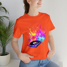 Charger l'image dans la galerie, Turntable on Fire Unisex Jersey Short Sleeve Tee