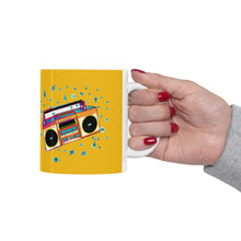 画像をギャラリービューアに読み込む, Boom Box Yellow Mug 11oz