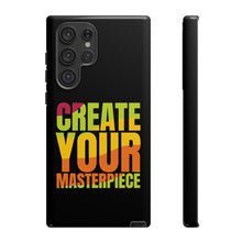 Charger l'image dans la galerie, Tough Cases - Create Your Masterpiece - Black - iPhone / Pixel / Galaxy