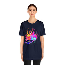 Charger l'image dans la galerie, Turntable on Fire Unisex Jersey Short Sleeve Tee