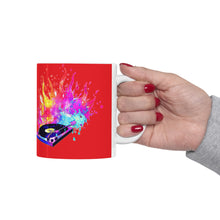 画像をギャラリービューアに読み込む, Turntable Red Mug 11oz