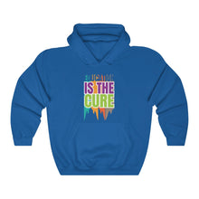 Charger l'image dans la galerie, Education is the Cure (version 3) Unisex Heavy Blend™ Hooded Sweatshirt