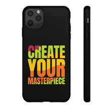 Charger l'image dans la galerie, Tough Cases - Create Your Masterpiece - Black - iPhone / Pixel / Galaxy