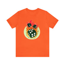 Charger l'image dans la galerie, Flaming Dice Unisex Jersey Short Sleeve Tee