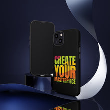 Charger l'image dans la galerie, Tough Cases - Create Your Masterpiece - Black - iPhone / Pixel / Galaxy